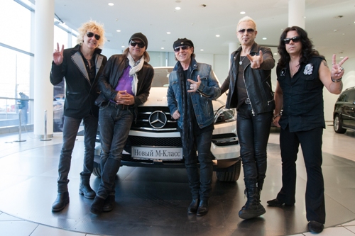 Салон Mercedes-Benz RUS встретит группу Scorpions